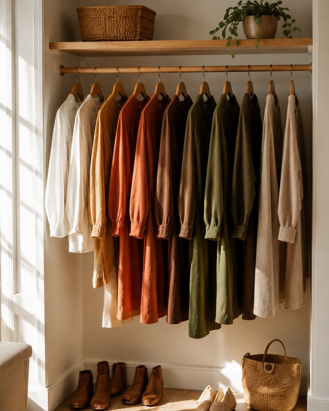 Curated colour wardrobe